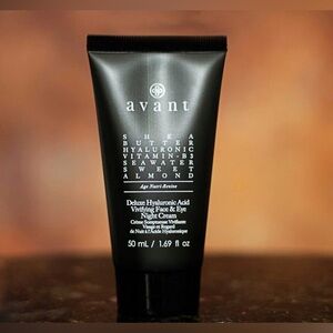 Avanti Deluxe Hyaluronic Acid Vivifying Face & Eye Night Cream - Black